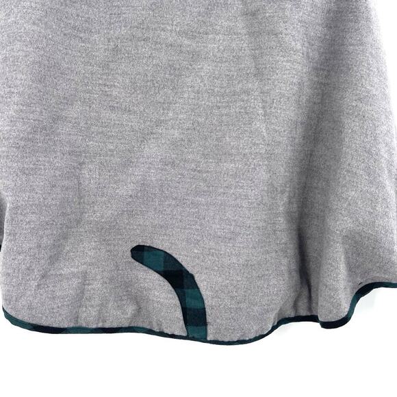 Lingchenyanyu Gray Wool Cat Ears Hooded Cape Coat Kawaii Womens Medium - Picture 6 of 9